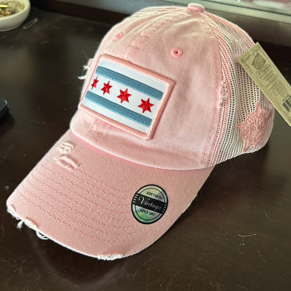 Women’s Chicago Police Cap with Chicago Flag Patch